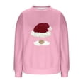 thumbnail image 4 of FDGIU Women's Christmas Sweatshirt 2025, Cute Funny Graphic Print Pullover, Long Sleeve Crew Neck Keep Warm Holiday Top, 4 of 4