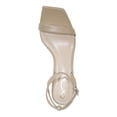 thumbnail image 3 of SAM EDELMAN Womens Beige Cushioned Ankle Strap Rayelle Kitten Heel Buckle Leather Heeled Sandal 9 M, 3 of 4