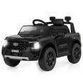 thumbnail image 3 of Costway Coche para niños Ford Ranger con licencia de 12 V y cesta de almacenamiento con mando a distancia, color negro, 3 of 3