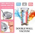 thumbnail image 4 of Colorful Love Hearts Tumbler with Lid and Straw, Cute Valentine''s Day Gifts for Women, Be Mine Kiss Anniversary Wedding Stainless Steel Travel Coffee Cup, 20oz Double Wall Vacuum Insulated Mug, 4 of 6