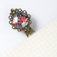 thumbnail image 5 of Coral Vintage Copper-Colored Lace Bookmarks, Set of 2 - Stainless Steel Book Accessories for Readers and Book Lovers, 5 of 5