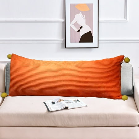 

shyuyusa Cool Body Pillows For Adults Extra Long Pillows For Bed Shredded Memory Foam Full Pillows Pillowcase + Pillow Core--Zipper Type Adjustable Extra Long Pillow for Bed