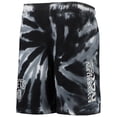 thumbnail image 2 of Youth Black Brooklyn Nets Santa Monica Tie-Dye Shorts, 2 of 3