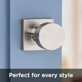 thumbnail image 3 of Pismo Square Hall/Closet Knob in Satin Nickel, 3 of 8