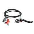 thumbnail image 4 of MEIJUN MTB Bicicleta Freno de Disco de Aceite Trasero Pinza de Rotor de 160 mm Pinzas de Freno de Disco hidráulico Plata, 4 of 10