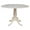 Unfinished, variant on Pemberly Row Contemporary Drop Leaf Dining Table in White Finish