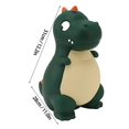 thumbnail image 2 of Caja de ahorros con dibujos animados de dinosaurios Jeanoko de Piggy Bank, color verde, 2 of 9