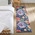 thumbnail image 3 of Yayeee Runner Rug for Bedroom 2'x6' Machine Washable Hallway Non Slip Mat, Puprle Ethereal Floral Harmony, 3 of 8