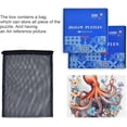 thumbnail image 6 of Fantasy Red Octopus Jigsaw Puzzle 1000 Pieces, Zigsaw with Storage Bag and Reference Picture Easy to Solve Family Game Creative Gift for Friends Parents Grandparents, 6 of 6
