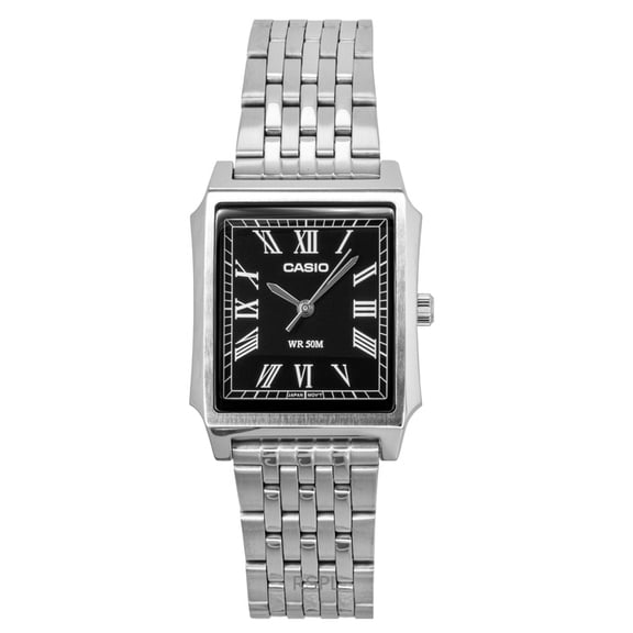 Casio Standard Analog Stainless Steel Black Dial Quartz MTP-B190D-1BV Men's Watch