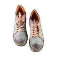 thumbnail image 3 of TMA EYES Women's Lace-up and Side Zipper Ankle Boots Hand Stitching Upper Women's Boots, 3 of 6