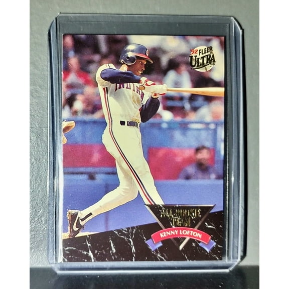 1992 Kenny Lofton Fleer Ultra Baseball Card #7 All-Rookie Team