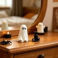 thumbnail image 4 of Tuvgenk Cute Ghost With Black Cat Resin Figurines Halloween Mini Decor Statues For Tabletop And Shelf Ornament, 4 of 7