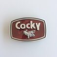 thumbnail image 4 of Vintage Enamel Western Animal Belt Buckle, 4 of 6