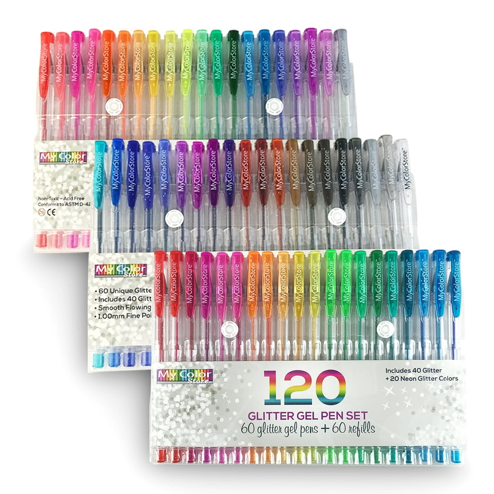 My Color Store 120 Glitter Gel Pens