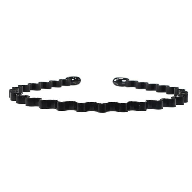 de 2 diademas para hombres y mujeres, diadema elástica para el pelo para deportes 02 Colcomx Diadema ondulada de acero de primavera