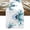 Blue, variant on Blue Marble Stone Table Runner White Ink Splash Farm Marble Abstract Tablerunners 13 x 36 Inch, Table Decorations Tabletop Scarf for Summer Gathering Holiday Farmhouse Kitchen Dining Decor