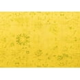 thumbnail image 1 of Ahgly Company Machine Washable Indoor Rectangle Oriental Yellow Traditional Area Rugs, 2' x 4', 1 of 4