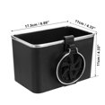 thumbnail image 3 of Caja de almacenamiento para reposabrazos Unique Bargains Negro con 1 portavasos, 3 of 6