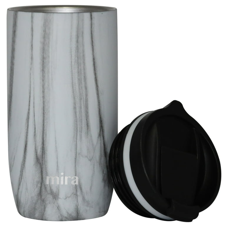 MIRA Coffee Travel Mug Insulated Stainless Steel Thermos Cup, Explorer, Screw  Lid, 16oz (470 ml) Tumbler, French Granite - Walmart.com