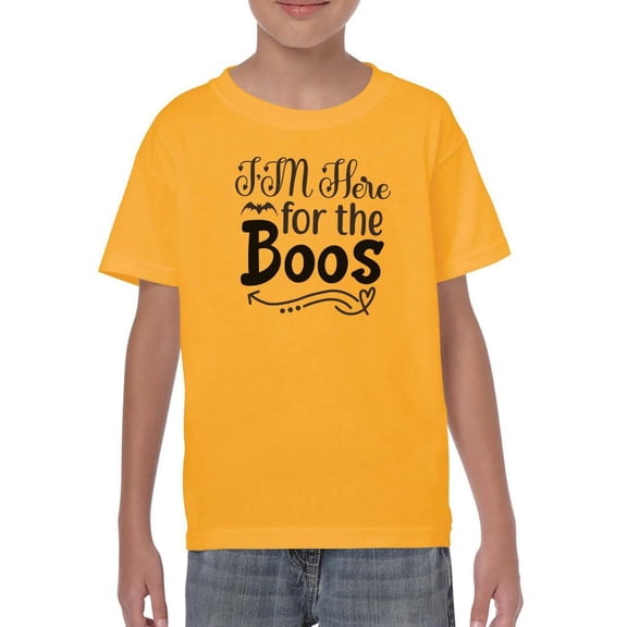 I'm Here For The Boos. T-Shirt Juniors -Image by Shutterstock,  x-Large