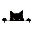 thumbnail image 1 of Adorno de metal para puerta de gato, adorno para marco de puerta, decoración para puerta o ventana, adorable placa de arte de pared, silueta de gato Estilo A, 1 of 8