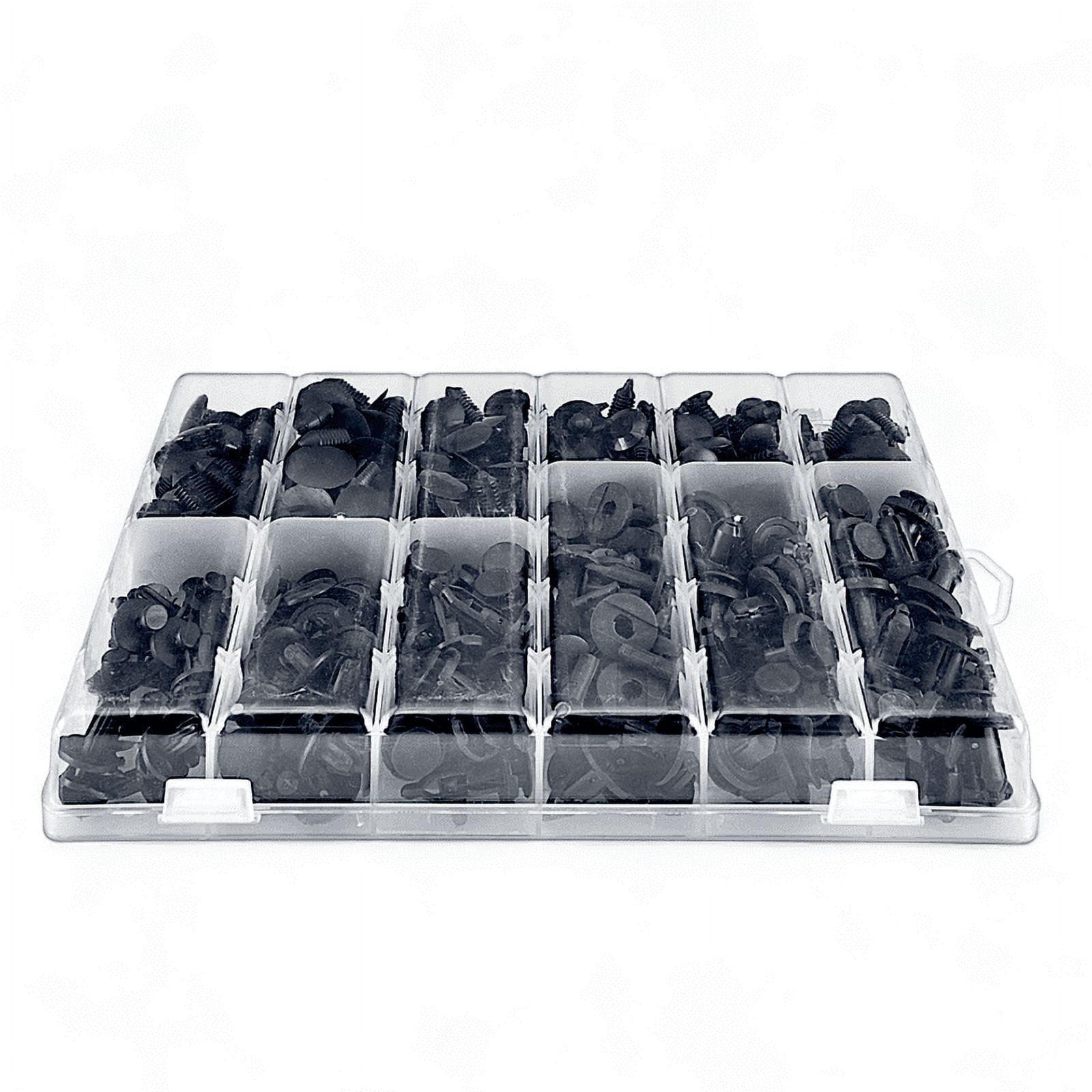 240 Clip Fissaggio Paraurti Auto Universali | Kit Fermagli In Plastica Per Ford, Toyota, Chrysler | Con 4 Leviglie E Fascette - 3