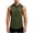 Army Green, variant on Mens Workout Hooded Tank Tops Sleeveless Gym Cut off Muscle Hoodies Casual Loose Fitted Training Tee Shirt