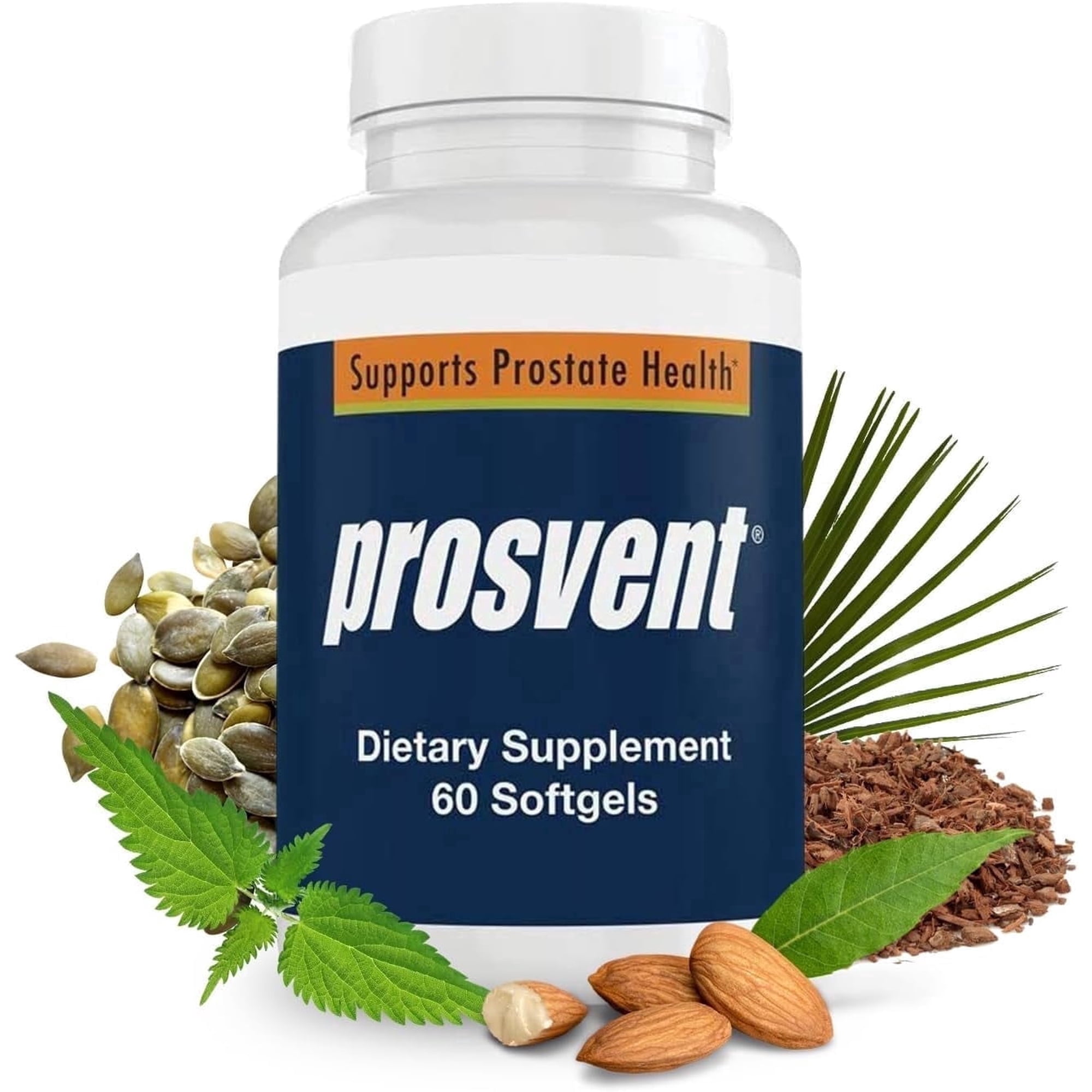 Prosvent – Natural Prostate Health Supplements for Men – Clinically Tested Ingredients - Saw Palmetto, Pygeum, Lycopene, Stinging Nettle, Beta Sitosterol, Pumpkin Seed Oil. 60 ct.