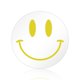thumbnail image 1 of Espejo amarillo de 12 pulgadas con cara sonriente, decoración de espejo estético para niñas adolescentes, espejo acrílico, azulejo, espejo redondo, pared circular, 1 of 5