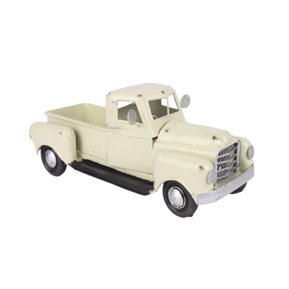 Farmhouse Metal Truck Decor Vintage Tree Flower Pickup Car Model Table Centerpiece Decor