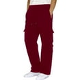 thumbnail image 2 of MKHSQHDG Male Pants Men's Hiking Cargo Shorts 9" Lightweight Work Shorts with Pockets S, 2 of 7