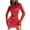 Red, variant on hotojiny Women's Long Sleeve Sweater Dress Fall V Neck Ribbed Knit Mini Dresses Party Club Bodycon Dresses