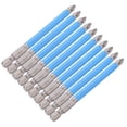 thumbnail image 3 of Greensen Non‑Slip Screwdriver Bit,Cross Screwdriver Bit,10Pcs Screwdriver Bits 90mm PH2 Non‑Slip Magnetic Electric Drill Bits Accessory, 3 of 8
