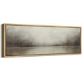thumbnail image 2 of IDEA4WALL Extra Large Framed Canvas Print Wall Art Soft Neutral Tones Lake Landscape Artwork Nature Wilderness Antique Retro Fine Art Decorative Multicolor for Home Decoration - 60"x20", 2 of 5