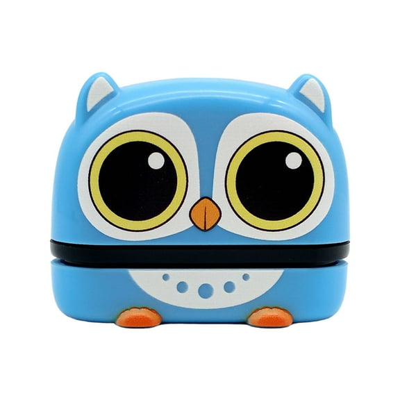 Cute Blue Owl Children'S Self Inking Stamp Adorable Name And Stamp For Kids For School Crafts And Items Office&Craft&Stationery Easy To Use