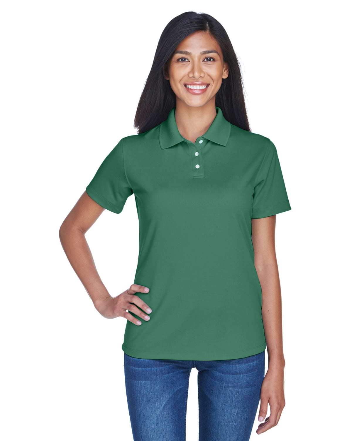 UltraClub Ladies Cool & Dry Stain-Release Performance Polo