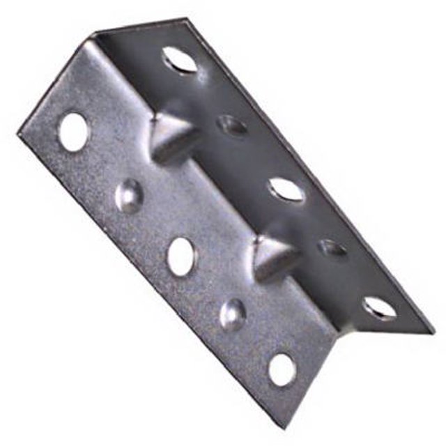 Corner Brace National Hardware de acero galvanizado, 2,5 x 0,75 pulgadas