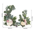 thumbnail image 3 of 2pcs Hanging Flowers Swag Artificial ,Decorative Arch Flowers with Bandage for Wedding Reception Backdrop Table Decoration, 3 of 8