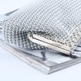 thumbnail image 3 of Bolsa de cena con cuentas de aluminio, bolso de mano para fiesta con láminas de aluminio, bolso de noche con diamantes de imitación, bolso para banquete, 3 of 6