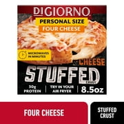 DiGiorno Frozen Pizza, Four Cheese Stuffed Crust Personal Pizza with Marinara Sauce, 8.5oz (Frozen)