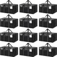 thumbnail image 1 of Bolsas de mudanza FYGRIP extra resistentes, grandes, paquete de 12 unidades, negras, 1 of 7