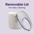 thumbnail image 4 of Litter Genie Round Top Entry Cat Litter Box Litter Particle Catching Cover and with Scoop, 4 of 7