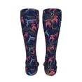 thumbnail image 6 of KLL Flowers And Humming Bird Print Cool Socks Men's Women's Crew Socks Funny Crazy Novelty Stockings, 6 of 8
