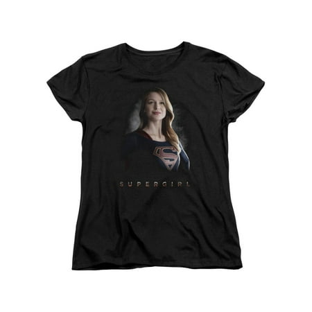Supergirl Iconic DC Comic Book Character TV Show Portrait Women's T-Shirt