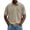 Khaki, variant on KLHDSF Men's Polo Shirts Short Sleeve Cotton Pique Golf Shirts with Pocket Casual Performance Moisture Wicking Polos Army Green L