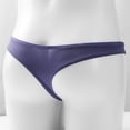 thumbnail image 6 of Yongwang Mens Low Rise Ice Silk Thong Underwear U Convex Triangle Lightweight Sport Daily Underwear, 6 of 6