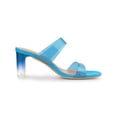 thumbnail image 4 of BLISSFUL STEP Women's Sandals Block Heels Clear Colorful Straps Slides Sandals, 4 of 8