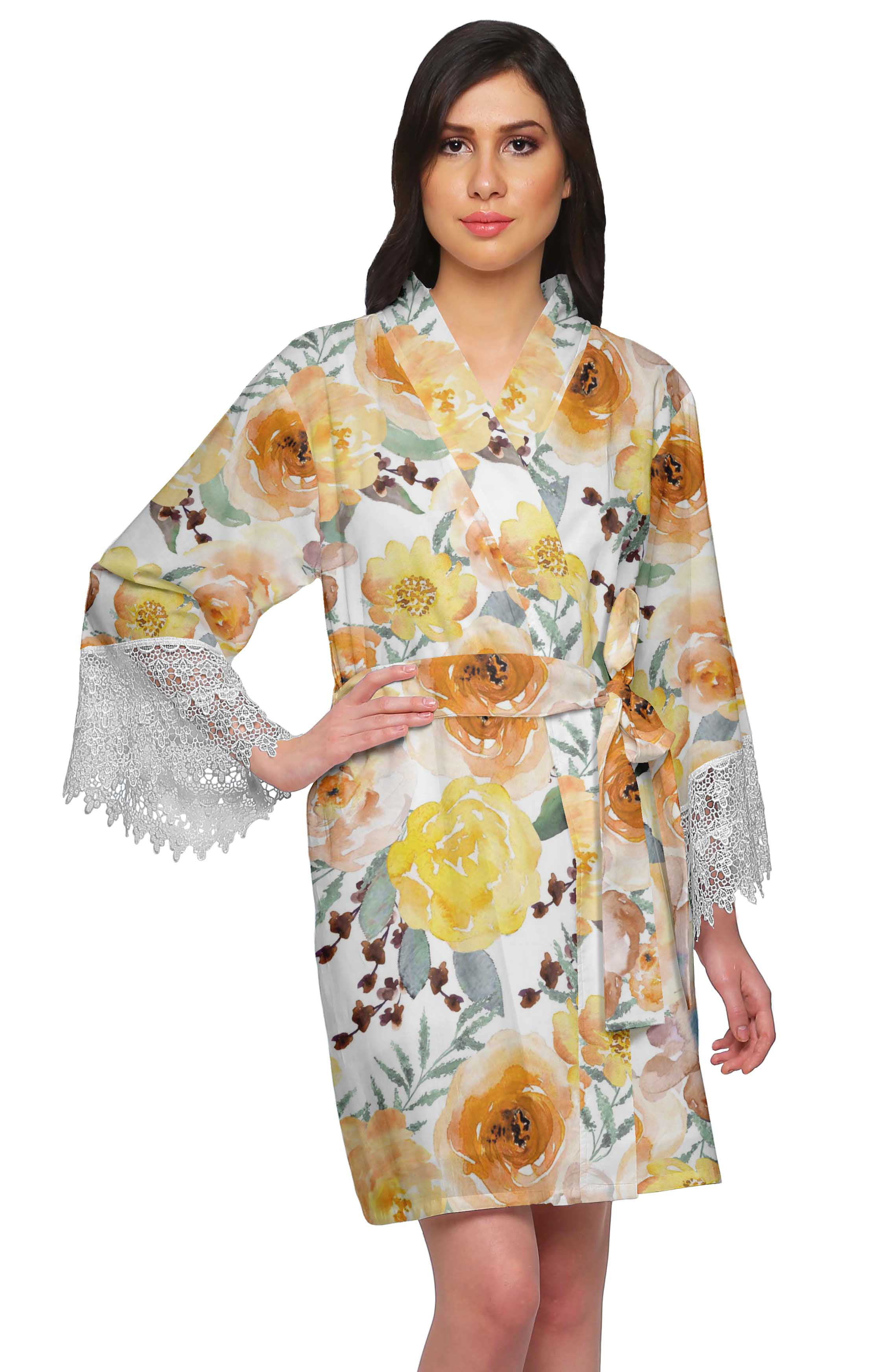 THY COLLECTIBLES Women's Silk Traditional Japanese Kimono Robe/Bathrobe /... 