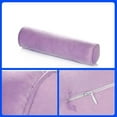 thumbnail image 2 of BH-JJSMGS Velvet Round Cervical Roll Cylinder Bolster Sleep Pillow with Removable Washable Cover, Full Moon Bolster for Knee/Leg/Neck Round Cylinder Pillow for Sleeping on Side or Back, 2 of 7